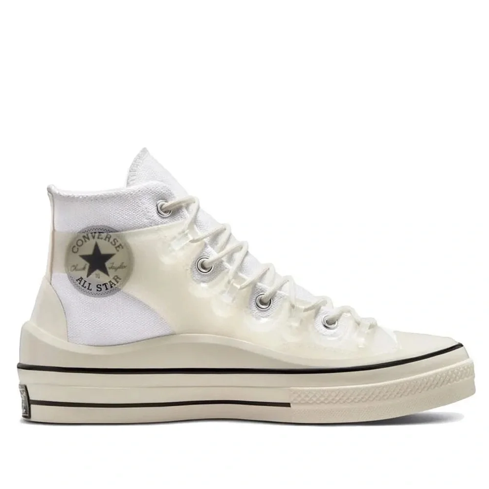 Converse Chuck 70 Utility Hi Shoes - White / Egret / Black - Picture 13 of 13